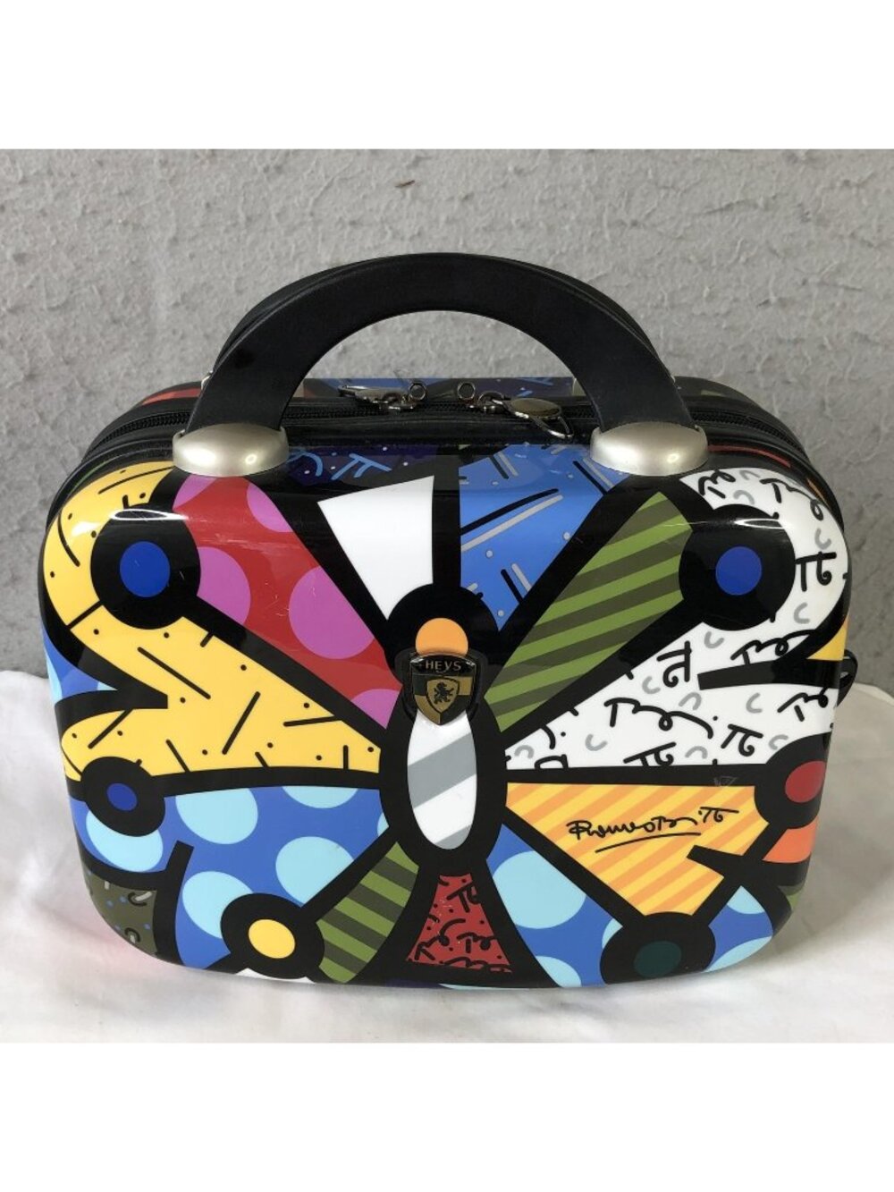 Heys Britto Multicolor 13" Butterfly Hardcase Train Case Women Travel Cosmetic